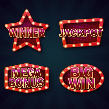Vegas casino gece tabela şablonu