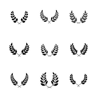 zeytin dalı trophy süslü için yaprakları ile