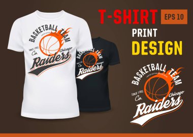 Adam ya da erkek t-shirt ateş topu