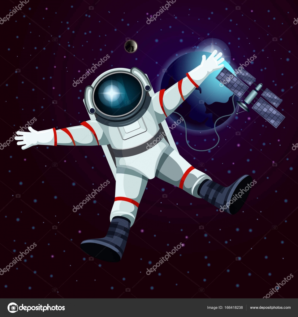 Astronautic Earth Discovery Portraits : spaceman