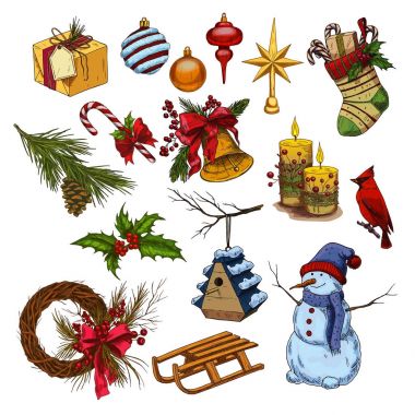 2018 grup izole yeni yıl öğeleri veya aksesuarları