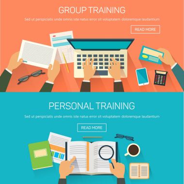 Kişisel veya grup eğitim çalışanları, konferans için