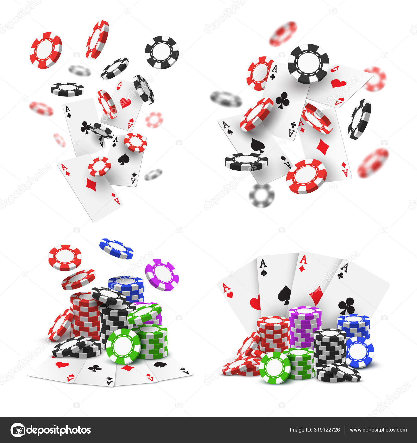 Vetores de Jogo De Cartas E Fichas De Casino Em Um Verde Mesa De Jogo  Combinação De Jogo De Blackjack e mais imagens de Acaso - iStock