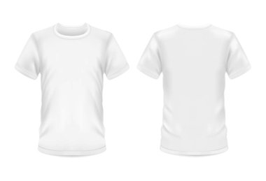 Beyaz tişört 3D boş spor giyim modeli.