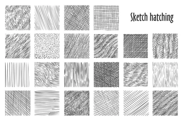 Schets broeden abstracte patroon achtergronden — Stockvector