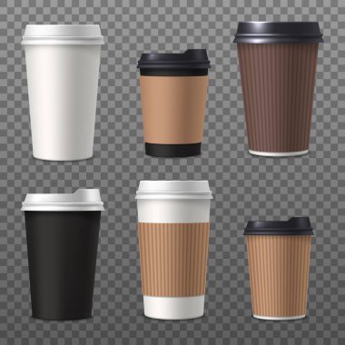 İzole edilmiş kağıt ya da plastik kahve fincanı.