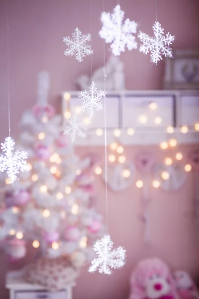 Fondo de Navidad rosa . — Foto de Stock