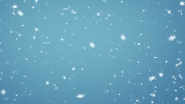 Snowfall, beautiful background — ストック動画