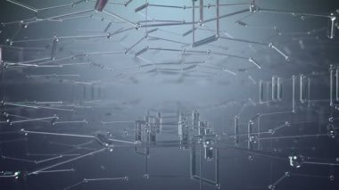 Arka plan altıgen güzel sorunsuz döngü 3d animasyon. HD 1080, bak benim portföy daha fazla seçenek için tam