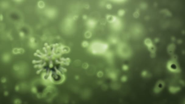 巡回病毒, 美丽的3d 动画 — 图库视频影像