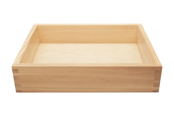 Άδειο κουτί ξύλινο — Φωτογραφία Αρχείου