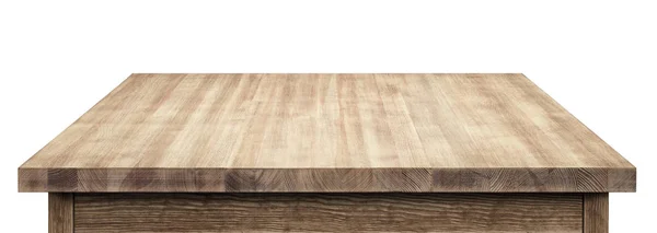 Isolierte rustikale Tischplatte — Stockfoto