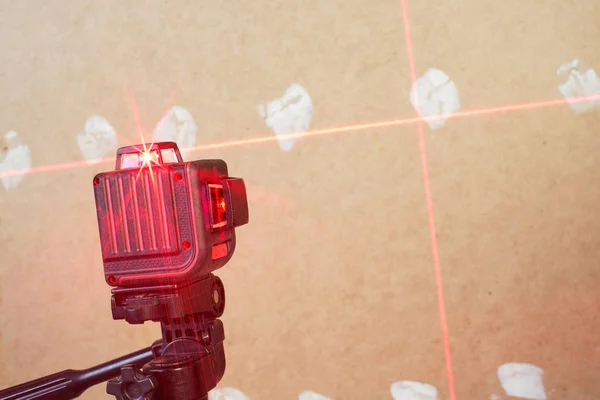 Nástroj pro měření hladiny laseru — Stock fotografie