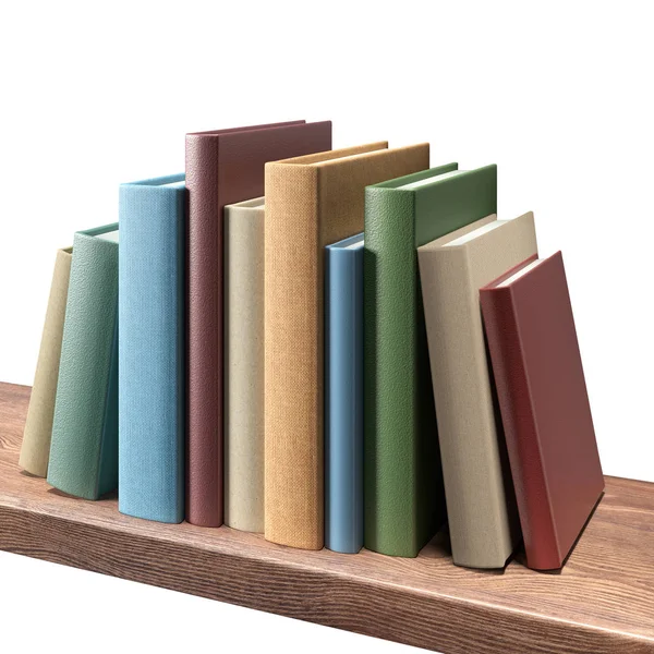 Books on the shelf — Stock Photo, Image