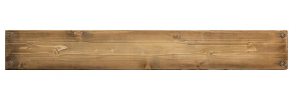 Деревянная доска с гвоздями — стоковое фото