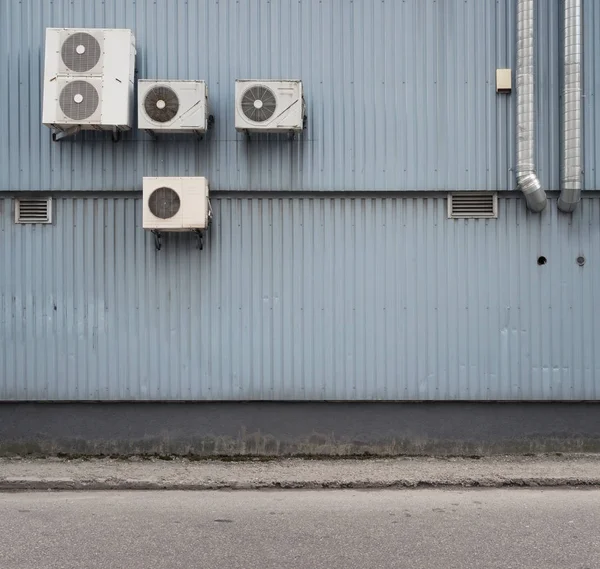 Warehouse wall and ground — Stock Photo, Image