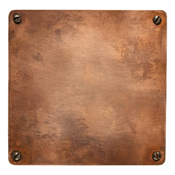 Old copper plate background — Stock Photo, Image