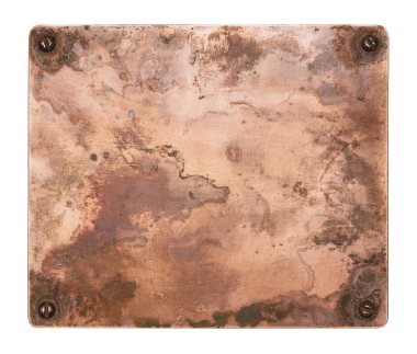 Old copper plate background clipart