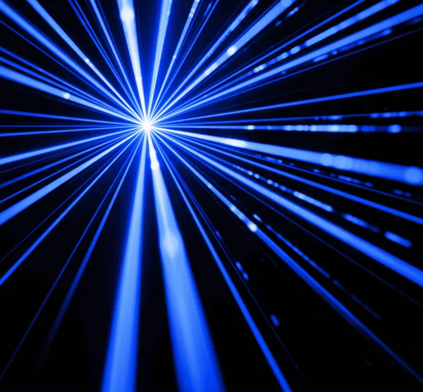Efeito de luz do feixe laser — Fotografia de Stock