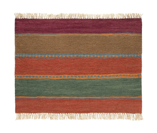 El yapımı kilim izole — Stok fotoğraf