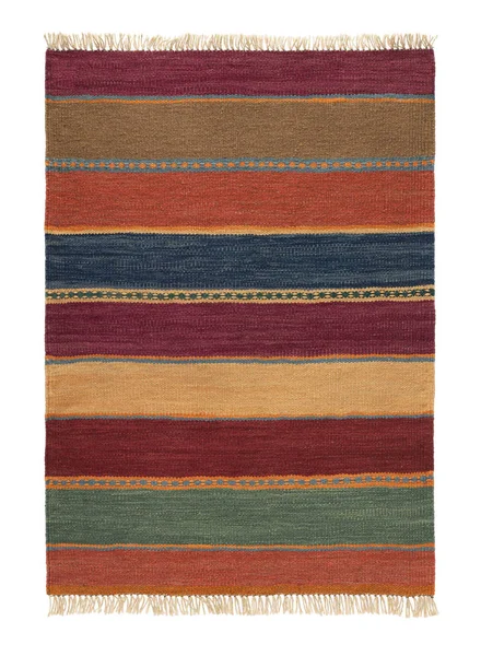 Handmade rug isolated — Stock Photo, Image