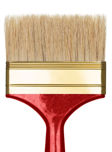 Red paint brush Stock Picture
