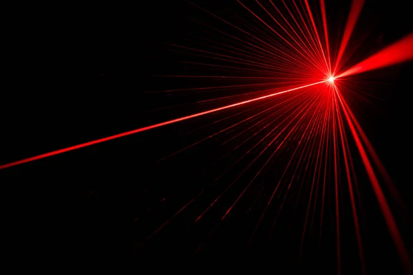 Laser beam ljuseffekt Stockbild