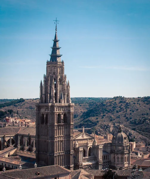 Kilise kule toledo İspanya — Stok fotoğraf