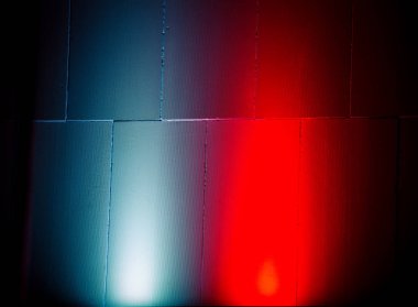 Mavi kırmızı ışık