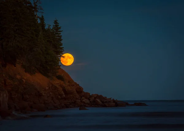 Pleine lune prince edward île — Photo