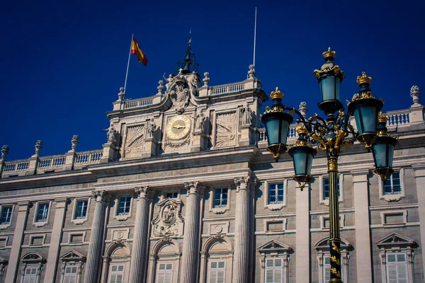 Ulicy świateł Madryt — Zdjęcie stockowe
