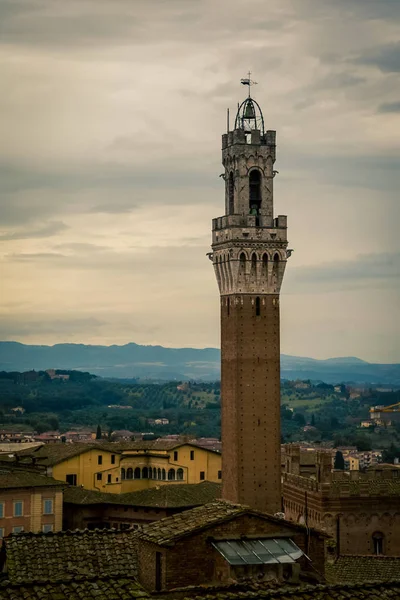 Wieża Włochy Siena — Zdjęcie stockowe