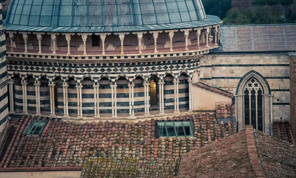 Cúpula de uma catedral siena — Fotografia de Stock