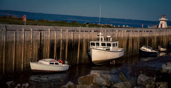 Fishing harbour in Nova Scotia — Stock Photo, Image