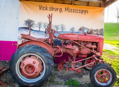 eski traktör Mississippi 