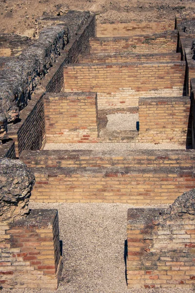 Руины римского города — стоковое фото