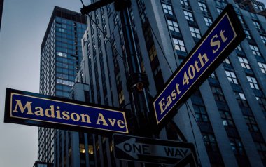 sokak işaretleri new York city