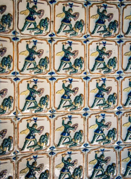 Azulejos de cerámica de colores sintra —  Fotos de Stock