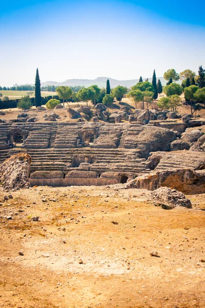 Roma kalıntıları Itlica İspanya — Stok fotoğraf