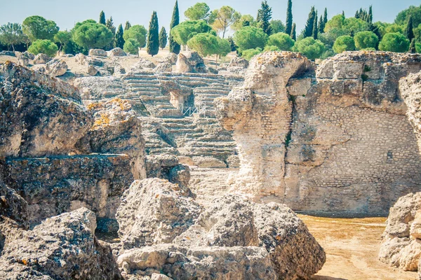 Roma kalıntıları Itlica İspanya — Stok fotoğraf