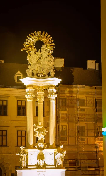 Socha v Kremsu v noci — Stock fotografie