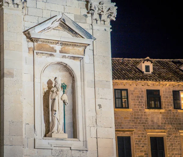 Religious statue Dubrovnik — Stock Photo, Image