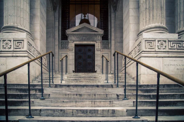 Entrada Maneira Porta Cidade Nova Iorque — Fotografia de Stock