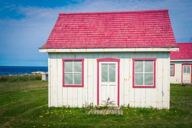 Gaspe Quebec kulübede Balık tutma