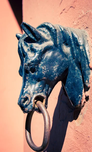 Horse Ring Holder Seville Spain — Stock Photo, Image