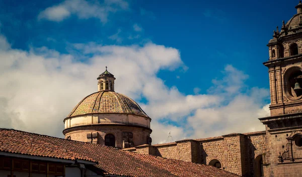 Cusco Kyrkans Kupol Peru — Stockfoto