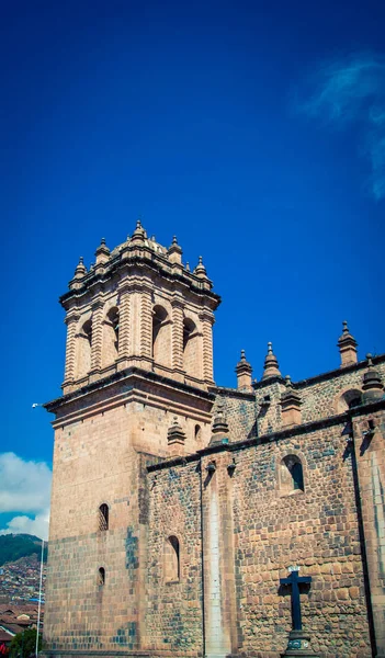 Torre Una Catedral Cusco —  Fotos de Stock