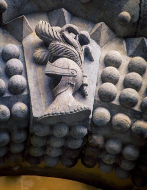 kabartma bir şövalyenin