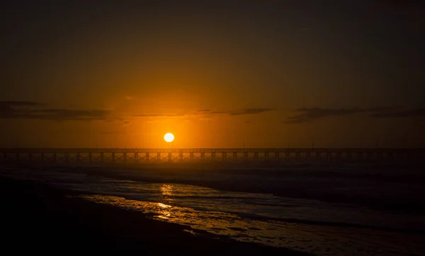 Sunrise Pier Myrtle Beach — Stock Photo, Image