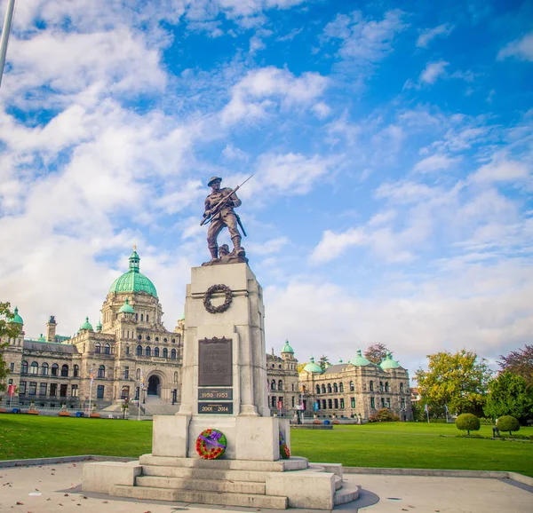 Kriegerdenkmal Victoria Britisch Kolumbien — Stockfoto